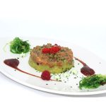 Tartar de Salmón con guacamole
