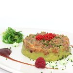 Tartar de Salmón con guacamole
