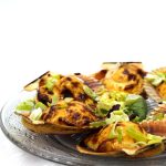 Zamburiñas gratinadas con mahonesa de kimchi