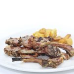Chuletitas de lechal a la parrilla