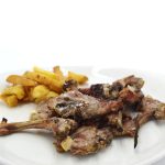 Chuletitas de lechal a la parrilla